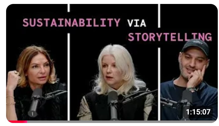 Sustainability via Storytelling